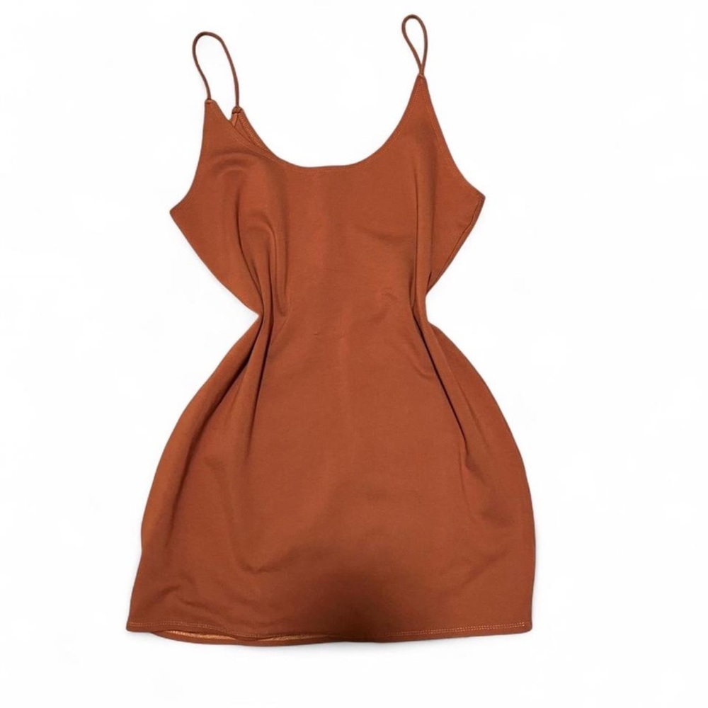 AKIRA Burnt Orange Bodycon Dress Size 3XL